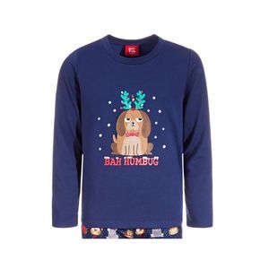 allbrand365 designer Little & Big Kids 1-Pieces Pajama Top,Bah Humbug,2T-3T